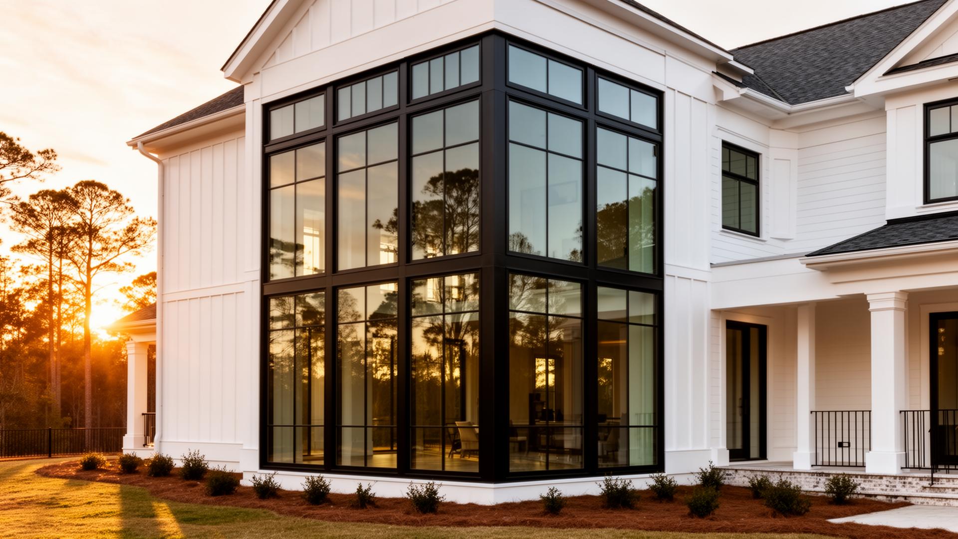 Black-Frame Window System